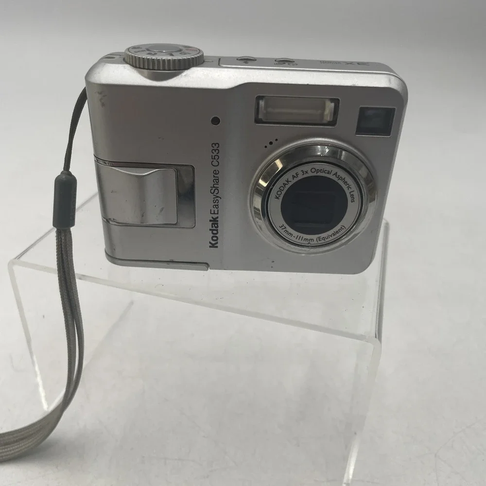 Kodak EasyShare C533 5.0MP Digital Camera 3X Zoom+Battery+SD Card-TESTED